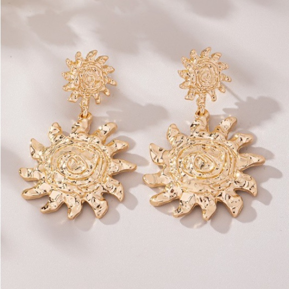 Sunburst Drop Earrings (7103)